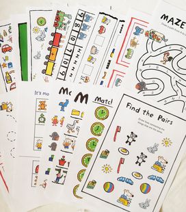 maisy数学逻辑描红字母数学可擦作业纸手工幼儿园教具安静书周边