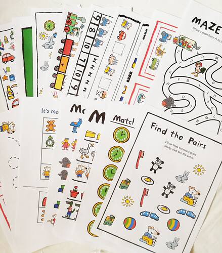 maisy数学逻辑描红幼儿园教具