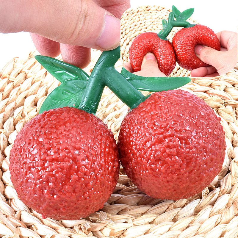 可爱杨梅水果捏捏乐小玩具成人儿童发泄玩偶减压神器回弹搞怪玩具