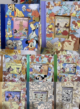 中古海淘迪士尼米奇米妮布鲁托高飞生日相册 1990 1936 1938
