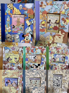 中古海淘迪士尼米奇米妮布鲁托高飞生日相册 1990 1936 1938