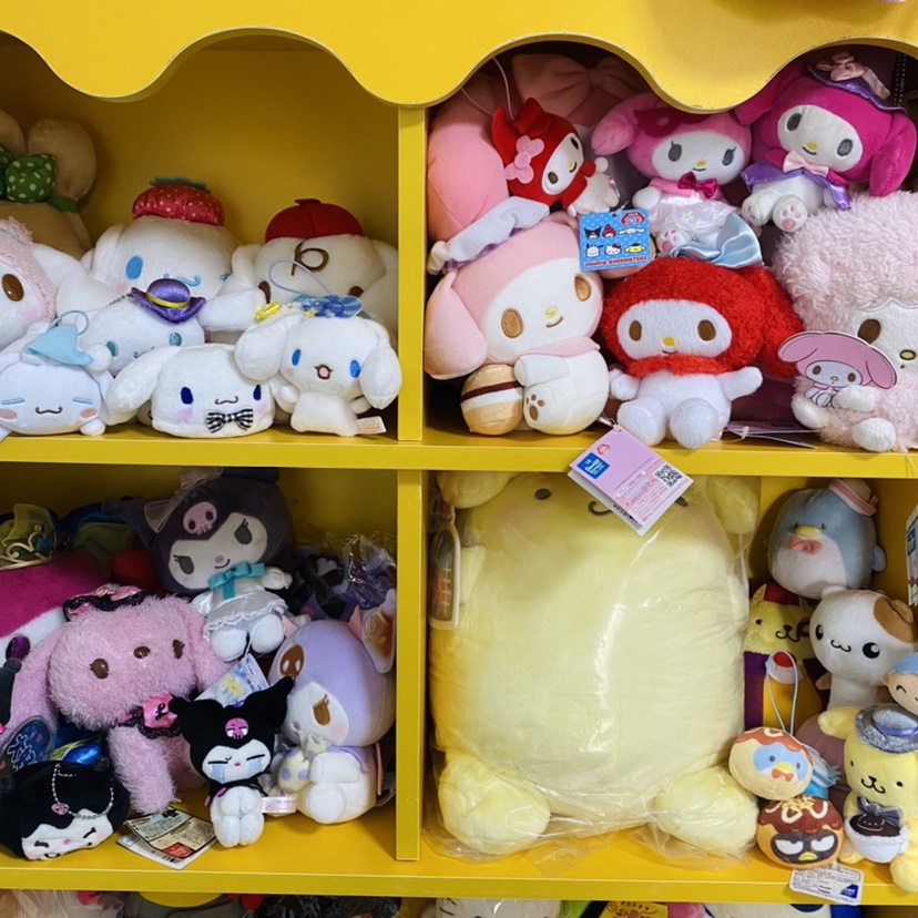 hellokitty 库洛米 美乐蒂 玉桂狗 布丁狗毛绒公仔挂件