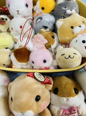 现货 日本进口 海淘正品AMUSE仓鼠猫咪兔子玩偶 挂件