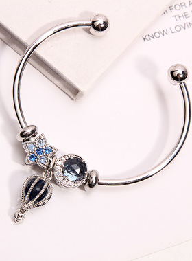 星月ins小众风浪漫热气球手链