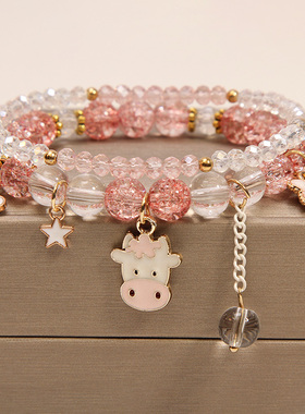 可爱女童公主风多元素水晶手链