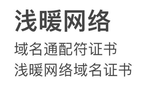 SSL证书https通配符SSL签发泛解析认证通配证书加锁加密申请访问