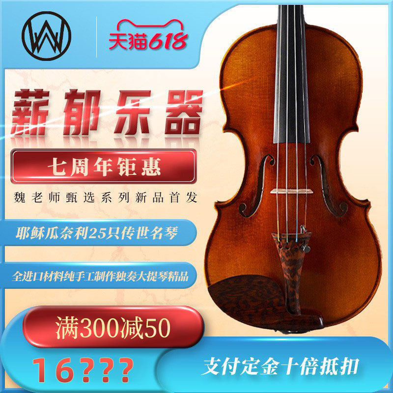 德国波杜克斯纯手工专业演奏级意大利进口欧料高档成人实木小提琴
