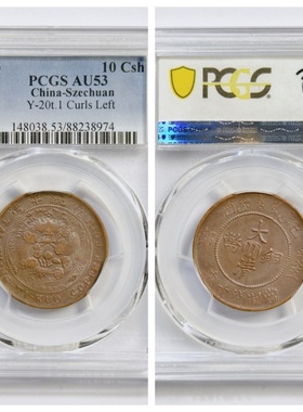 大清铜币中心川己酉度支部宣统年