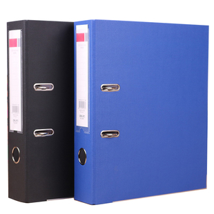 得力打孔穿孔文件夹快捞夹二孔档案A4双孔加厚合同插页袋透明快劳活页夹资料试卷打洞两孔讲义外壳配件可拆卸