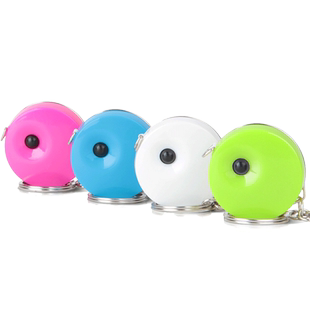 得力皮卷尺迷你量衣尺软尺三围尺可爱高精度米尺测量成人胸腰围尺臀围衣服小皮尺糖果色米尺迷你随身伸缩拉尺