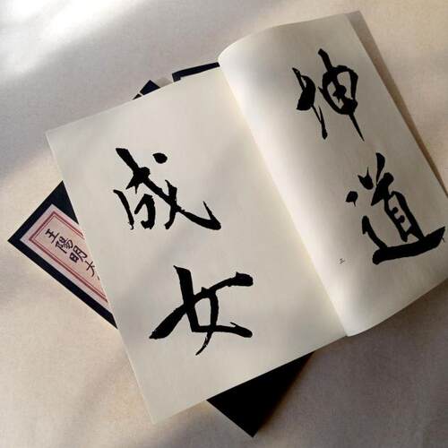 王阳明大字行书毛笔字帖线装本