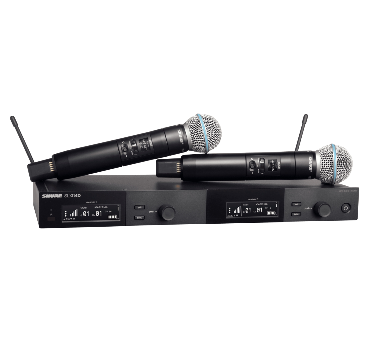 shure/舒尔slxd24d/b58/sm58手持无线麦克风会议舞台演出专用话筒