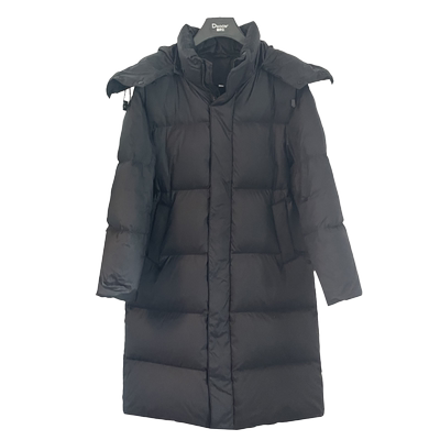 迪欧达中长款加厚90白鸭绒羽绒服