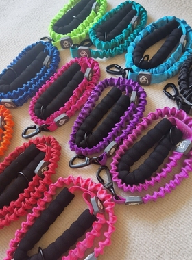 宠物伸缩牵引绳多尺寸合金登山钩弹力牵引绳防爆冲怡爪拉夫白山