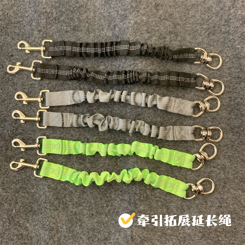 宠物牵引延长绳弹力反光绳