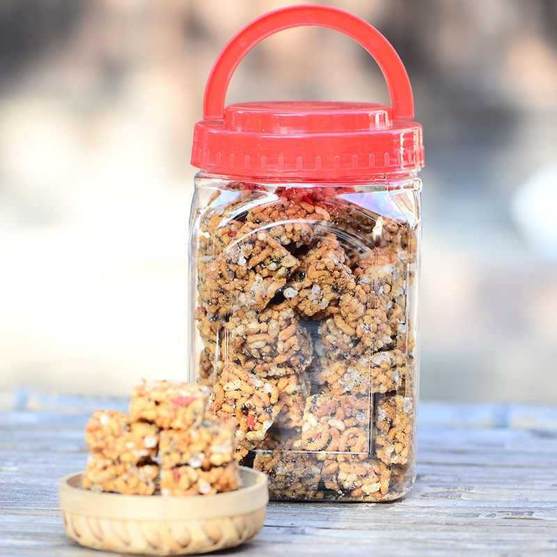 义乌特产红糖红薯酥糖麻糖糕点零食小吃早餐点心300克/500克桶装