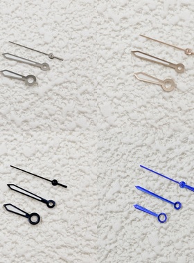 新款NH35指针山度士改装机械表表针绿夜光方形表盘蓝色无夜光表针