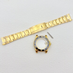 NH35机芯全金表壳可微调表带+圈套装蓝宝石玻璃适装NH36/NH34表壳