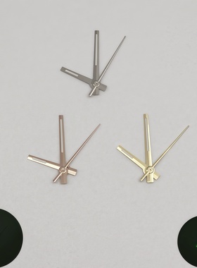 手表改装配件日志改装表针强绿夜光冰蓝夜光指针适配NH35NH36机芯