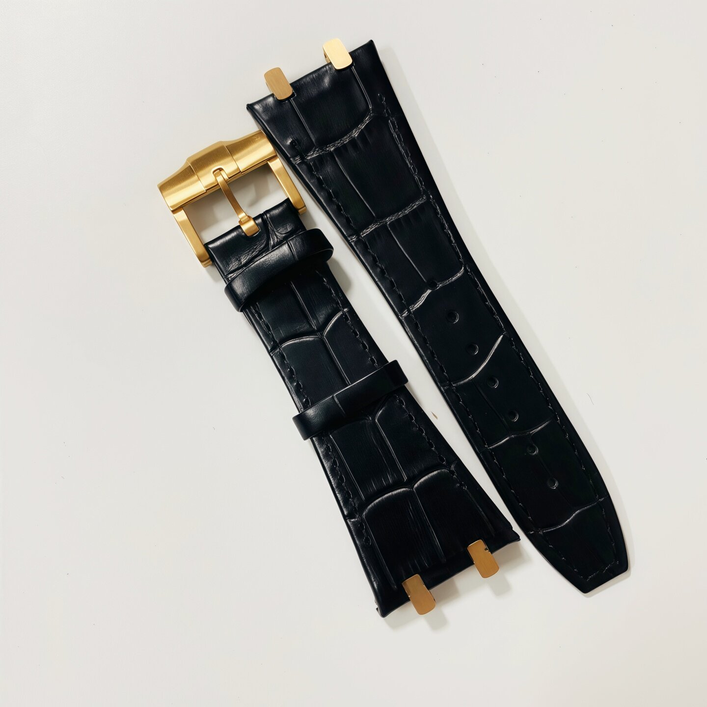 thumbnail for Watch modification accessories Oak leather strap top AP belt pin buckle strap head set men's leather strap