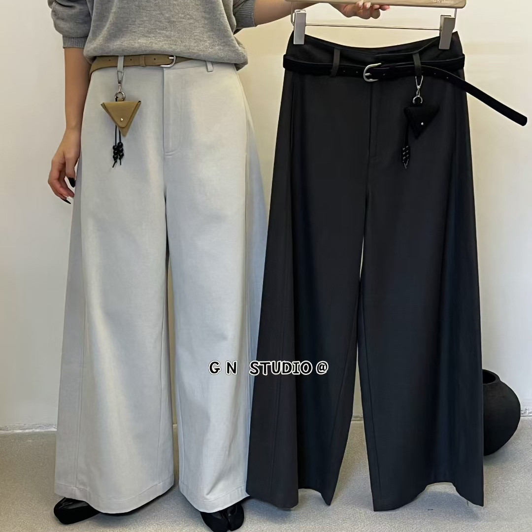 GN能百搭韩系直筒裤天丝棉麻质感补单爆款休闲裤配腰带882571,女装/女士精品,休闲裤,淘宝优惠券,粉丝福利购,淘宝优惠卷