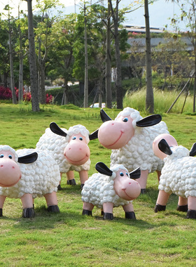 园林景观别墅卡通动物创意装饰