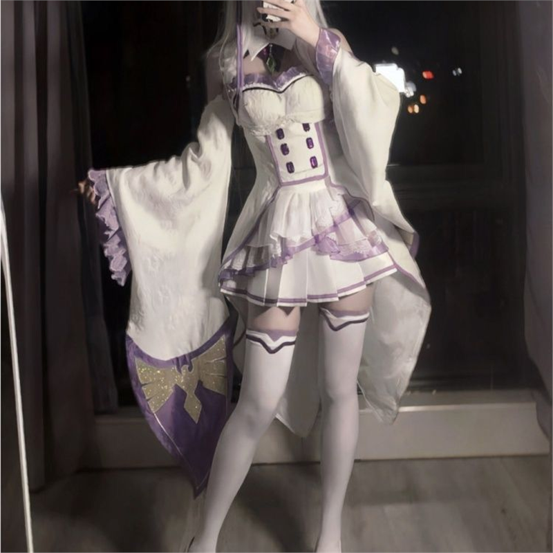 从零开始的异世界生活cos艾米莉亚cos服华丽典藏版cosplay服装女