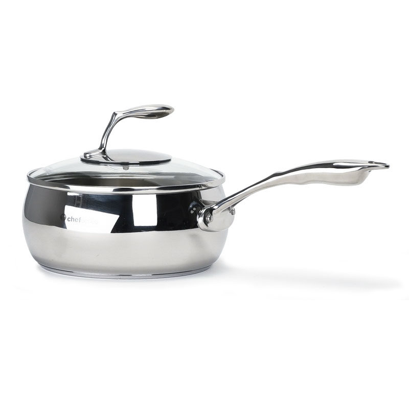 特百惠 2.8升精钢连柄炖锅煲汤 长柄不锈钢 物理不粘锅 正品