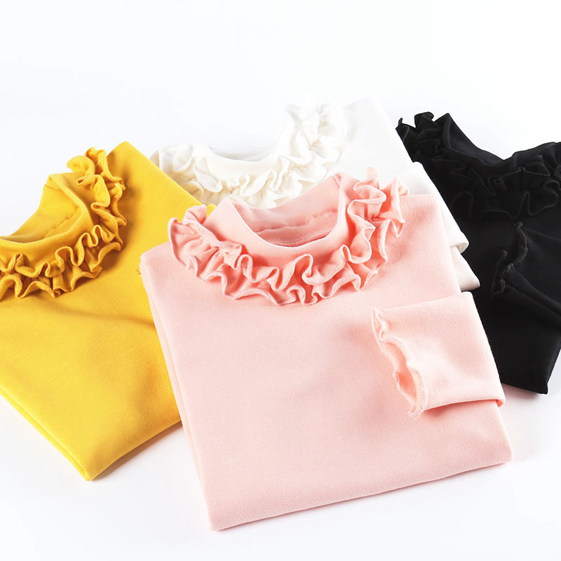 小女孩秋款宝宝高领打底衫高领