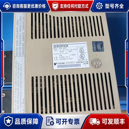 议价安川伺服驱动器SGDA-A5AP200V输入品外观可维修
