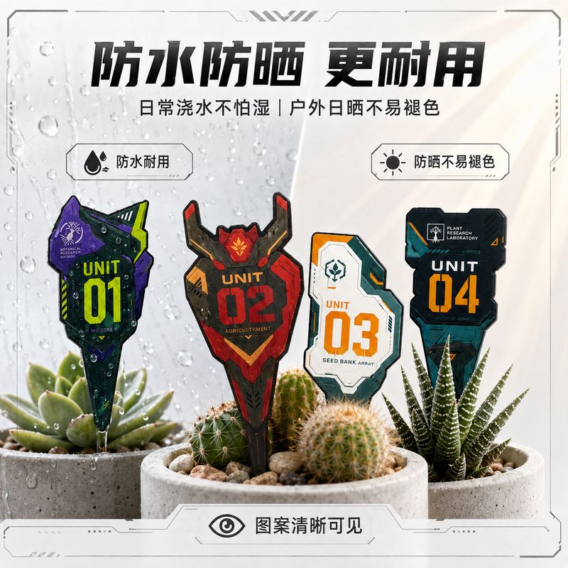 可定制PVC个性园艺标签图片