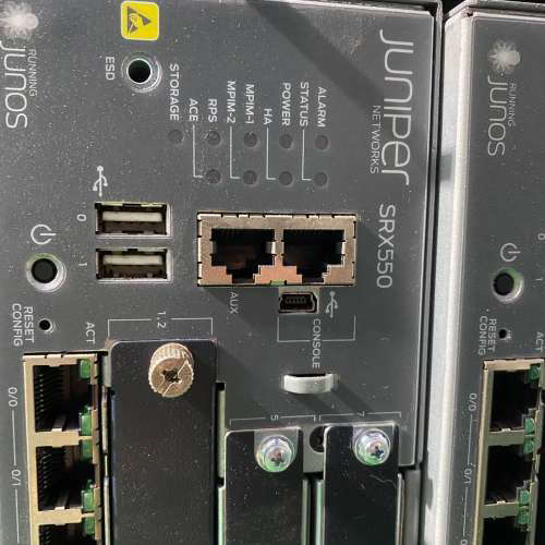 juniper SRX550 企业防火墙 使用，双电.询价