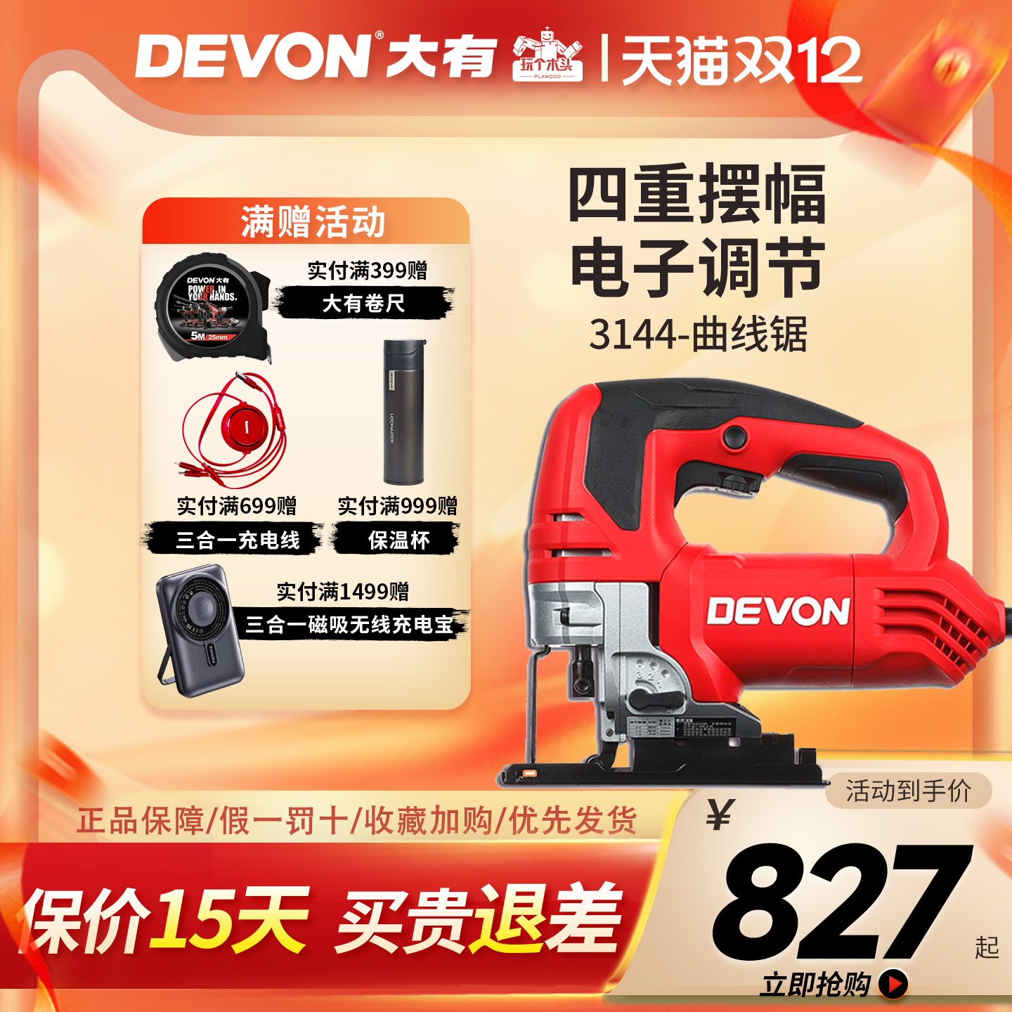 DEVON大有电动工具3144曲线