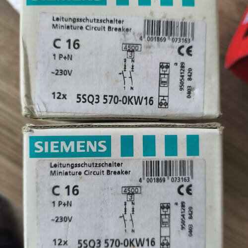 西门子5SQ35700KW断路器1P+N C16