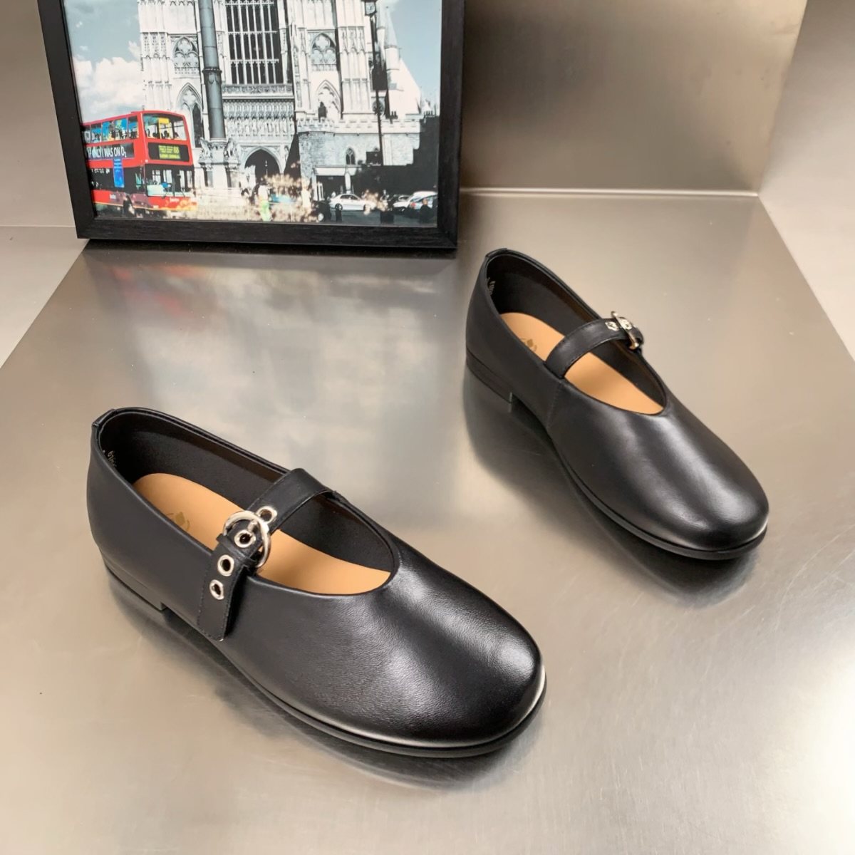 羊皮复古风玛丽珍鞋女2026春季新款皮带扣平底软底百搭通勤单鞋潮,女鞋,玛丽珍鞋,淘宝优惠券,粉丝福利购,淘宝优惠卷