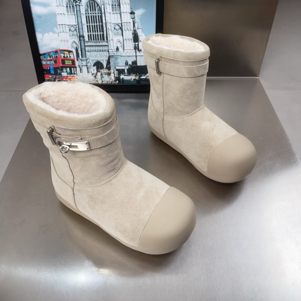 真皮厚底雪地靴女2025冬季新款百搭增高休闲时尚加绒保暖东北棉靴,女鞋,时尚雪地靴,淘宝优惠券,粉丝福利购,淘宝优惠卷