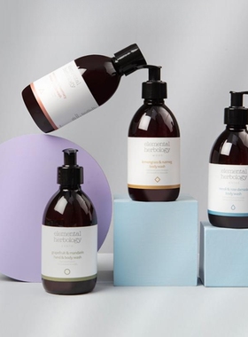 EH沐浴露290ml 英国意禾悦集甜橙迷迭香沐浴露身体清洁 临期清仓