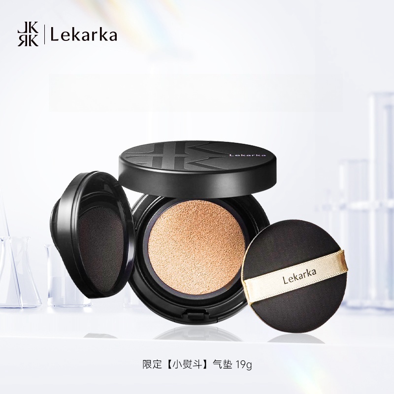 日本Lekarka周年限定【小熨斗】气垫粉底液 正装9.5g+替换装9.5g