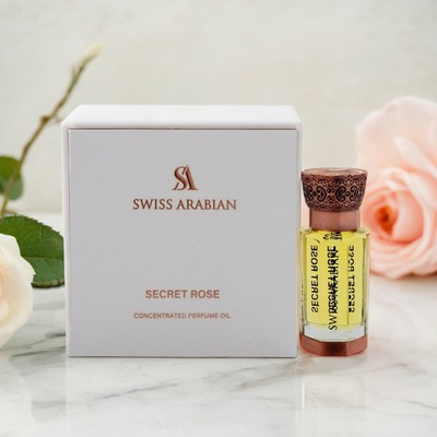美国直邮 Swiss Arabian瑞士阿拉伯secret秘密玫瑰男女香水油12g
