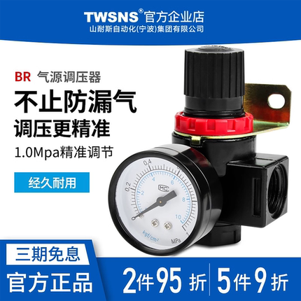 TWSNS台匠山耐斯气源处理器AR2000减压阀调压阀BR4000BR3000/2000