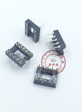 欧姆龙 高见泽 松下 10P DIP-10  10脚 圆孔针脚 座子 继电器底座