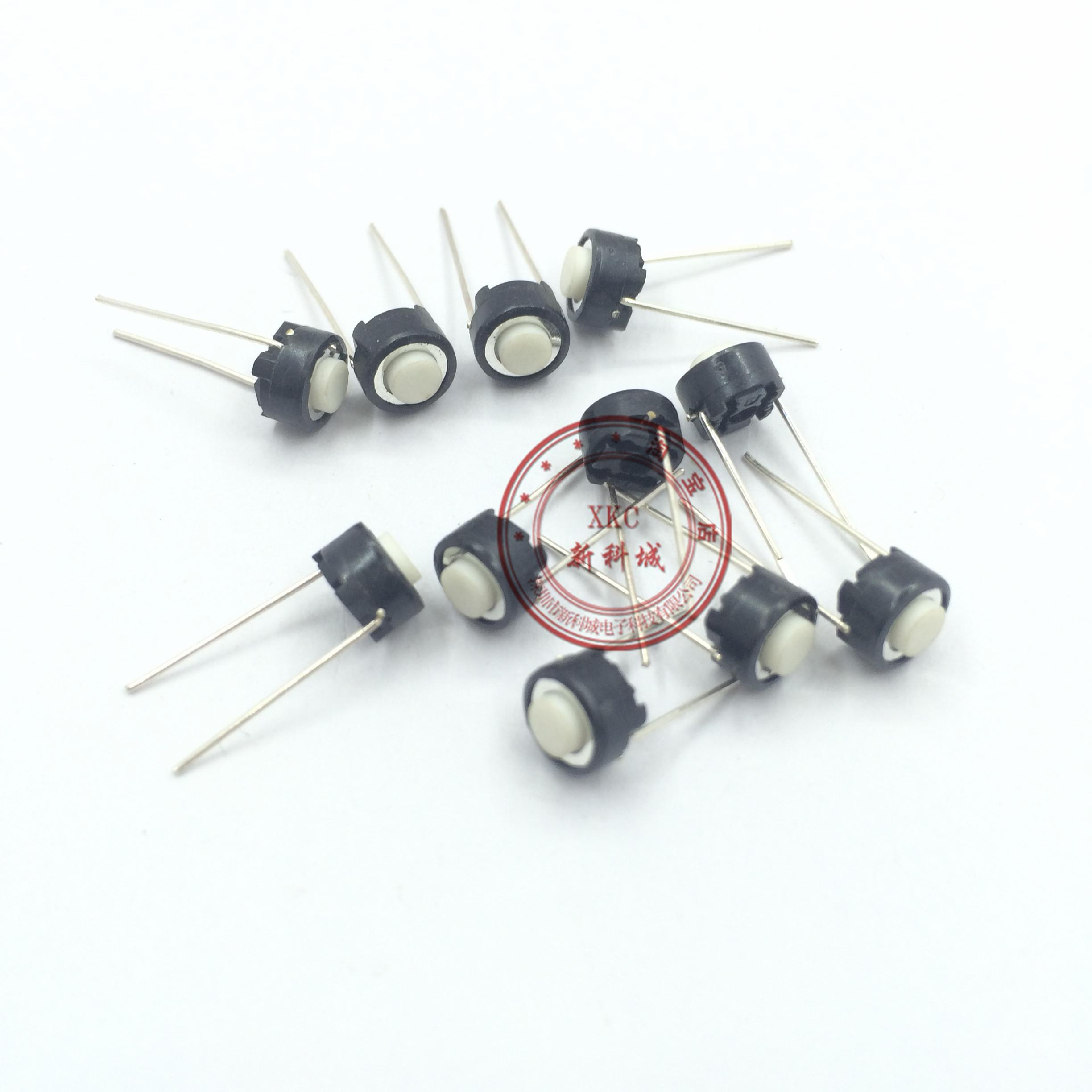 原装 轻触开关 圆形 直径6MM 高度4.3MM 直插 轻按键 轻克力 KG