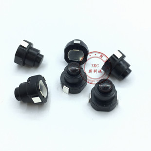 圆形按钮自锁开关贴片底座10MM 总高度11MM 3脚 一开一关直径8MM