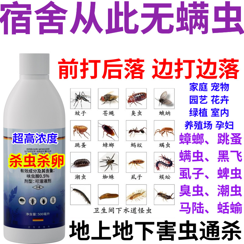 宿舍从此无螨虫户外通用驱虫灭蚊神器蚊蝇杀虫挤强力灭虫卧室酒店