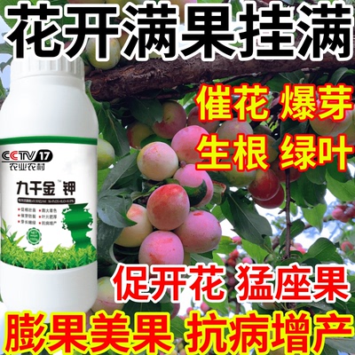 花开满果挂满千金果树蔬菜花卉保花保果促开花美果生根绿叶叶面肥