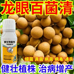 龙眼百菌清病毒菌病微生物菌剂农田医生果树蔬菜花卉霜霉病炭疽病