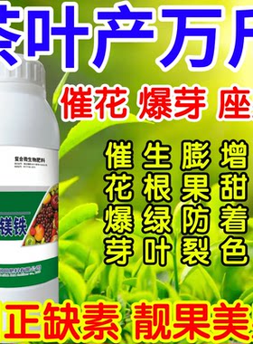 茶叶产万斤硼锌钙镁铁微量元素营养全果树蔬菜花卉纠正缺素叶面肥