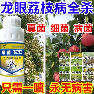 龙眼荔枝病全杀细菌病毒白粉病褐斑病霜霉疫病果树蔬菜花卉杀菌剂