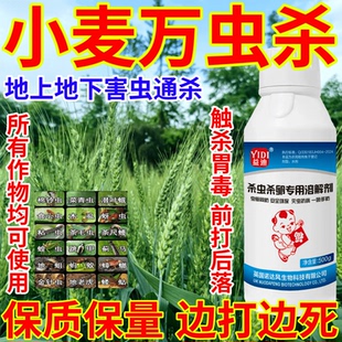 小麦万虫杀地上地下害虫通杀杀虫杀卵果树蔬菜花卉助剂生物溶解剂