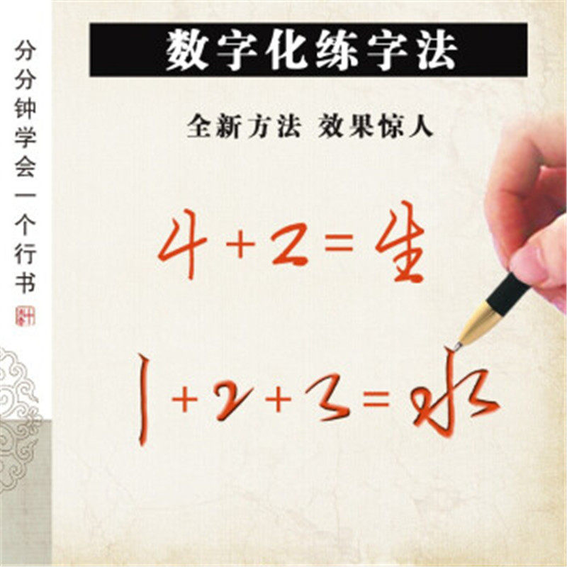 数字练字漂亮练字帖连笔字成人行书字帖手写体行草书临摹行草字帖行书